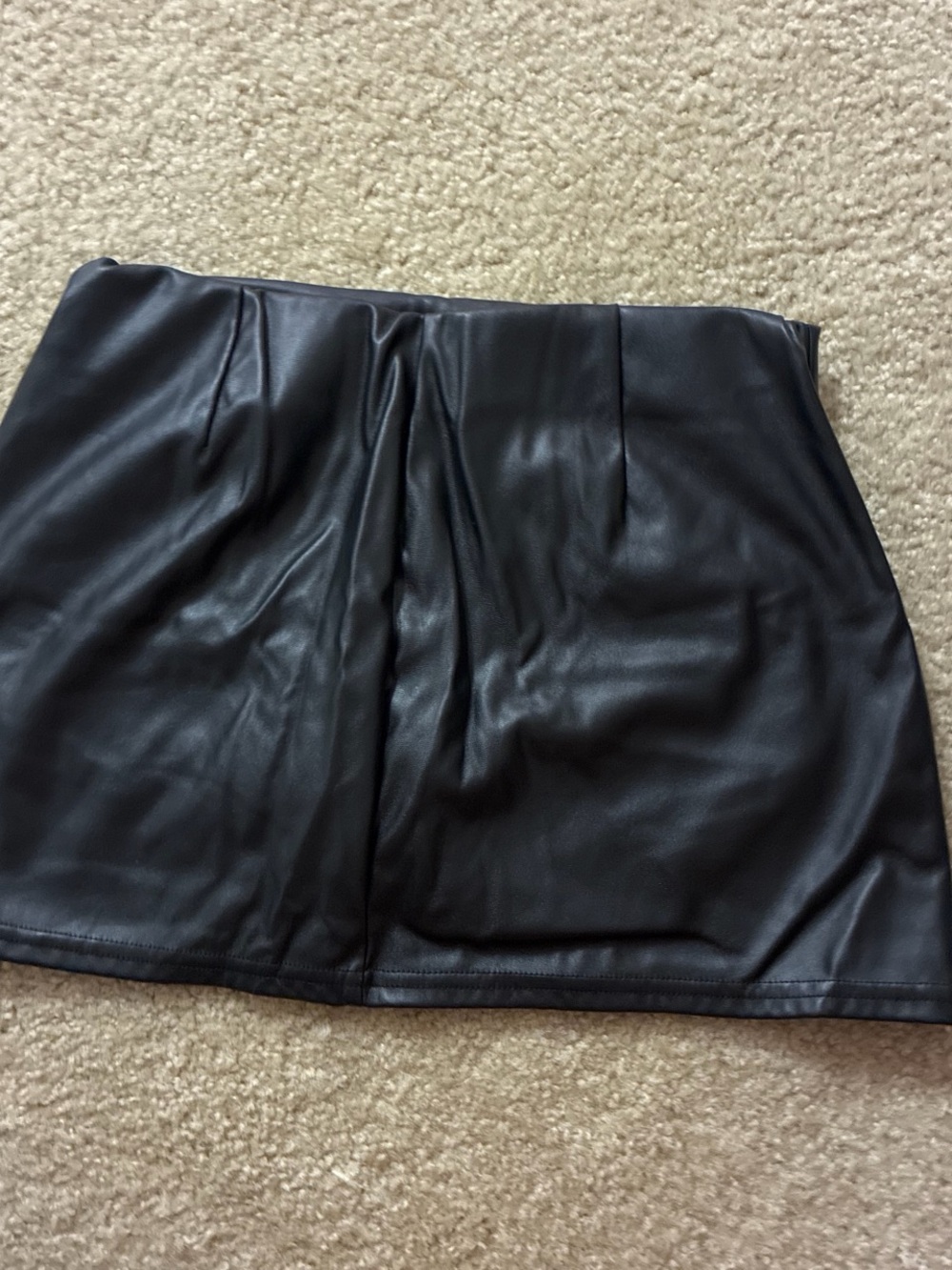 Amazon Faux Leather Mini Skirt - Black size xsmall